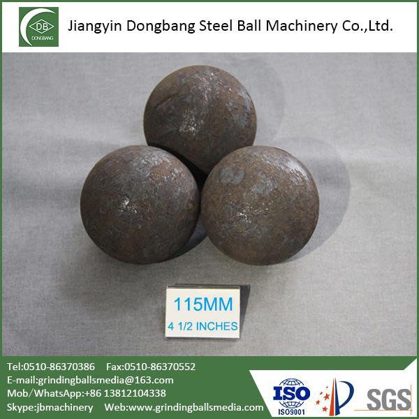 80mm Media Ball For Silver Ore Mine Mineral Processing