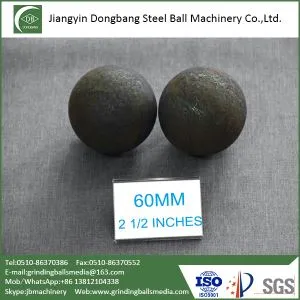 60mm Forged Grinding Ball for Iron Ore Mine