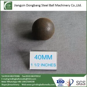 What is the latest quality certification for forged grinding balls?